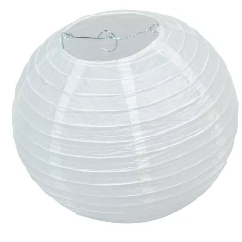 Papír lampion fehér 25cm