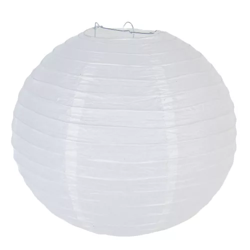 Papír lampion fehér 30cm