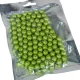 Glitteres polisztirol golyó oliva 1cm kb.10-15gramm