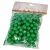 Glitteres polisztirol golyó sötétzöld 1cm kb.10-15gramm