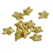 Glitteres polisztirol csillag arany 2cm