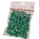 Glitteres polisztirol csillag sötétzöld 2cm