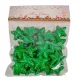 Glitteres polisztirol csillag sötétzöld 3,5cm