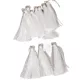 Textil bojt  fehér 6cm 12db-os