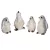 Pingvin poly. M2,5cm 4db-os