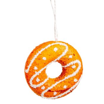 Mézeskalács dísz fánk akasztós 7,5cm