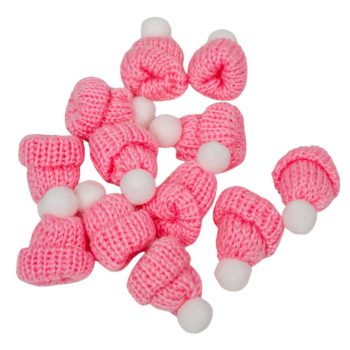 Mini kötött sapka 4cm 12db-os