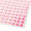Gyöngyházas öntapadós kockák rózsaszín 200db/lap