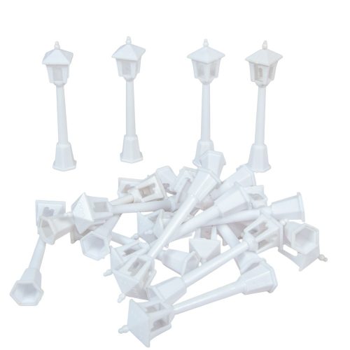 Kandeláber műanyag fehér 10cm 20db-os