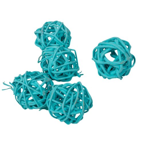 Vesszőlabda 3cm falfestékes aqua 20db-os