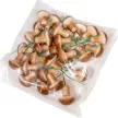 Gomba betűző barna 3,5+6cm 30db-os csomag