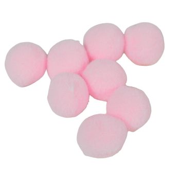 Kashmir golyó 2cm vil.rózsaszín 100db-os csomag