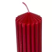 Csúcsos bordás henger gyertya 50x150mm bordó 4db/csom (db ár)