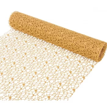 Pókhálós csomagoló drapp 48cmx5y