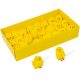 Csibe betűzős sárga 5+5cm 24db-os