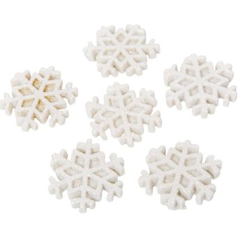 Hópihe öntapadós, glitteres poly 3,5cm 6db-os csomag