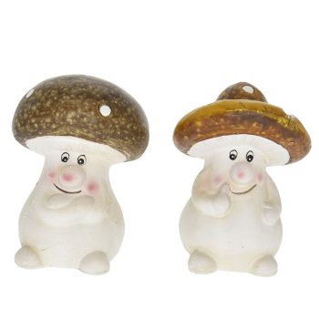 Gomba pöttyös kerámia M11cm