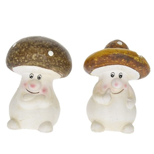 Gomba pöttyös kerámia M11cm