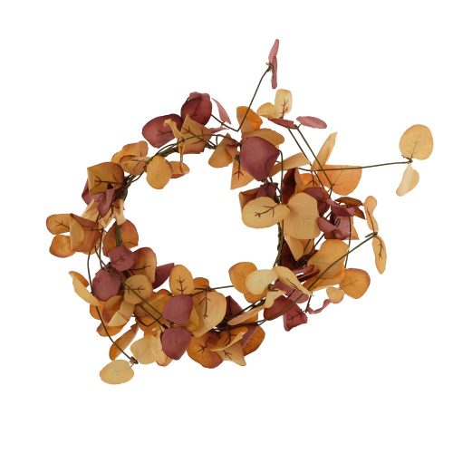 Koszorú leveles narancssárga 28cm