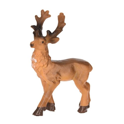 Szarvas álló polyresin 10cm