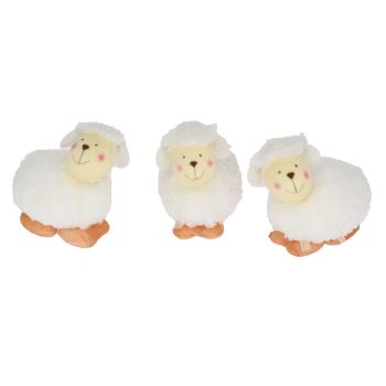 Bárány bundás masnival M11cm