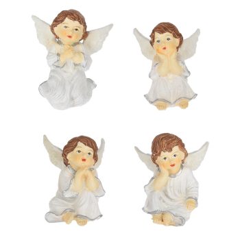 Angyal ülő polyresin 7cm