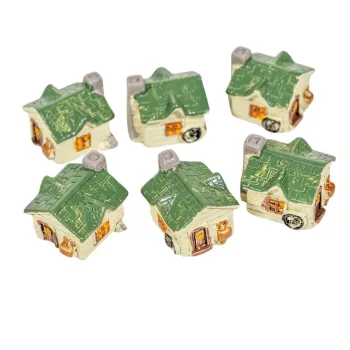 Házikó poly 2,6cm 6db-os