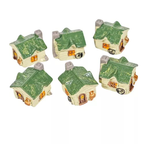 Házikó poly 2,6cm 6db-os