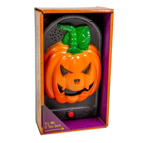 Ajtócsengő Helloween tök beszélő műanyag M19cm
