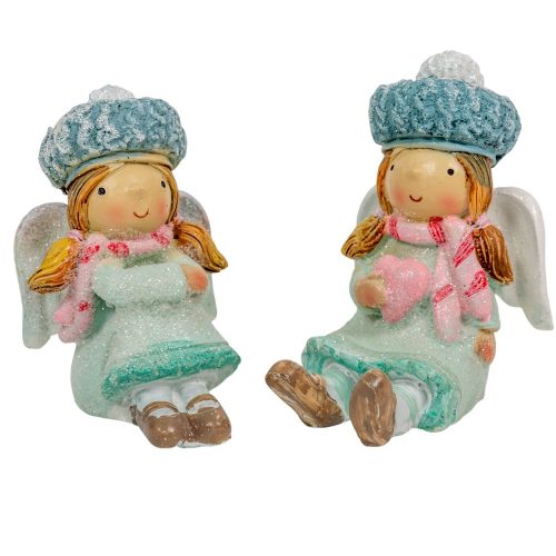 Angyal sapkában ülő poly M6,5cm