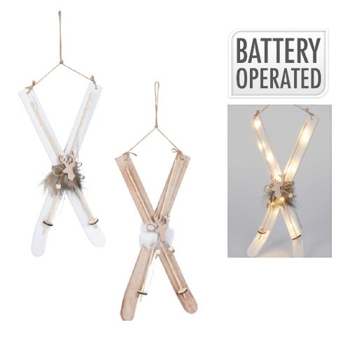 Síléc LED-es akasztóval 42cm