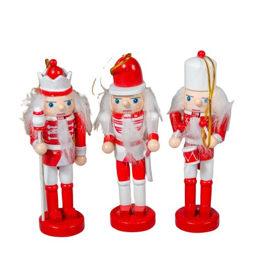 Diótörő figura akasztós M12,5cm 3db-os