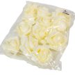 Polifoam rózsafej krém D10cm M6cm 12db-os  (csom ár)