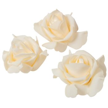 Polifoam rózsa virágfej D10cm M6cm 12db-os