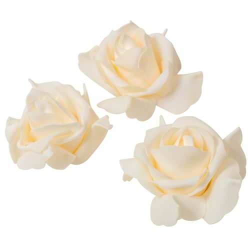 Polifoam rózsa virágfej D10cm M6cm 12db-os