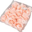Polifoam rózsa virágfej púder 10cm 12db/csomag