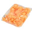 Polifoam rózsa virágfej barack 10cm 12db/csomag
