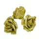 Polifoam rózsa virágfej D7cm OLIVE 12db-os