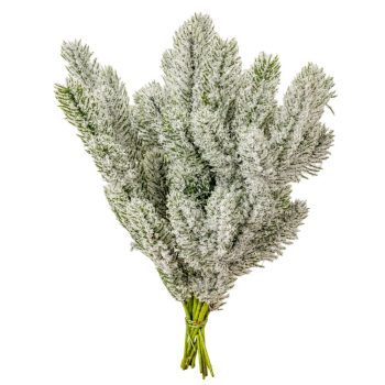 Fenyő pick köteg havas 12 ággal 24cm