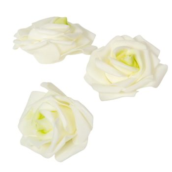 Polifoam gyémántrózsa virágfej CRGR  7cm 12db-os csomag