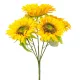 Napraforgó csokor 5 virágos 45cm