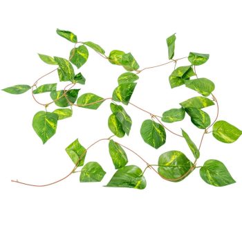 Girland zöld szív alakú 245cm