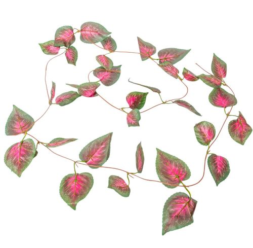 Girland rózsaszín cirkás szív alakú 245cm  5db/csom