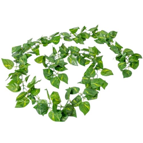 Girland szív alakú levéllel 230cm 2db/csom