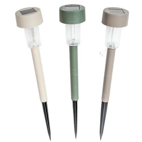 Leszúrós szolár lámpás mix 36cm