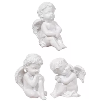 Angyal poly fehér M10cm