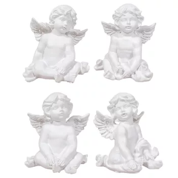 Angyal poly fehér M12cm