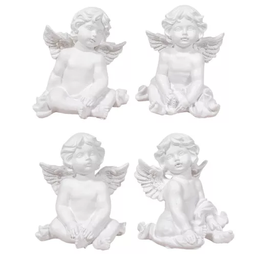 Angyal poly fehér M12cm