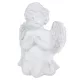 Angyal imádkozó poly fehér M17cm