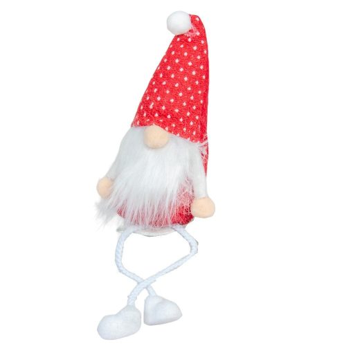 Lógólábú manó piros sapkás M18cm